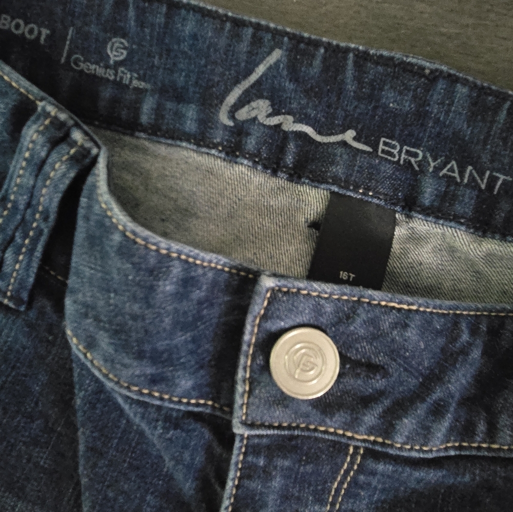 Lane Bryant 16T Tall Dark Wash Bootcut Jeans Stretch Denim Curvy Plus Size - Picture 5 of 11